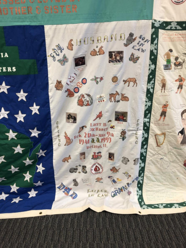 Quilt panel detail