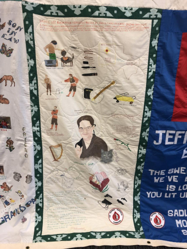 Quilt panel detail